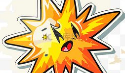 爆炸漫画图,视觉冲击下的幽默与警示